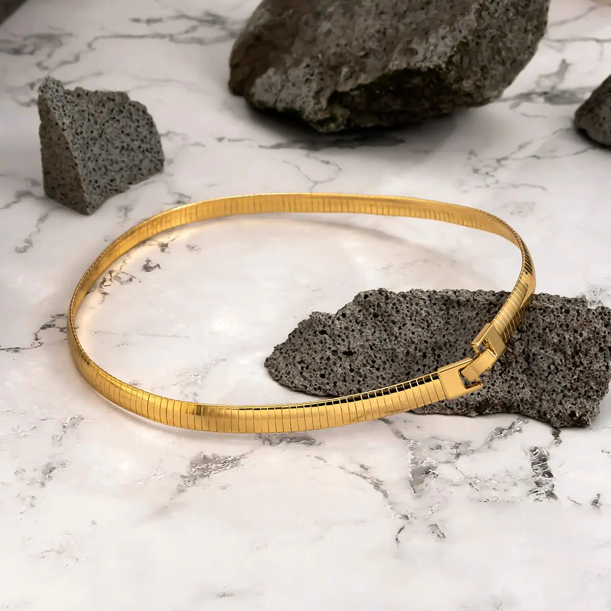 Thick Chains Short Choker Necklace WEM Support (www.WEM.support)