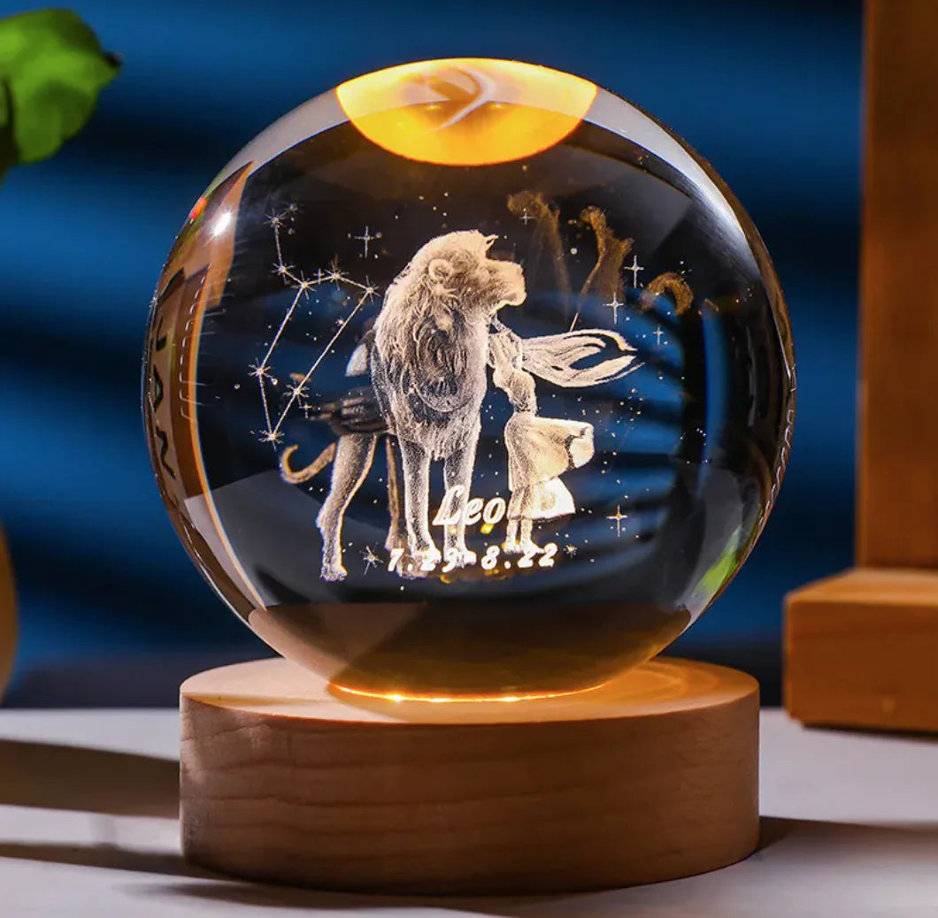 3D Constellation Crystal Night Light WEM Support (www.WEM.support)