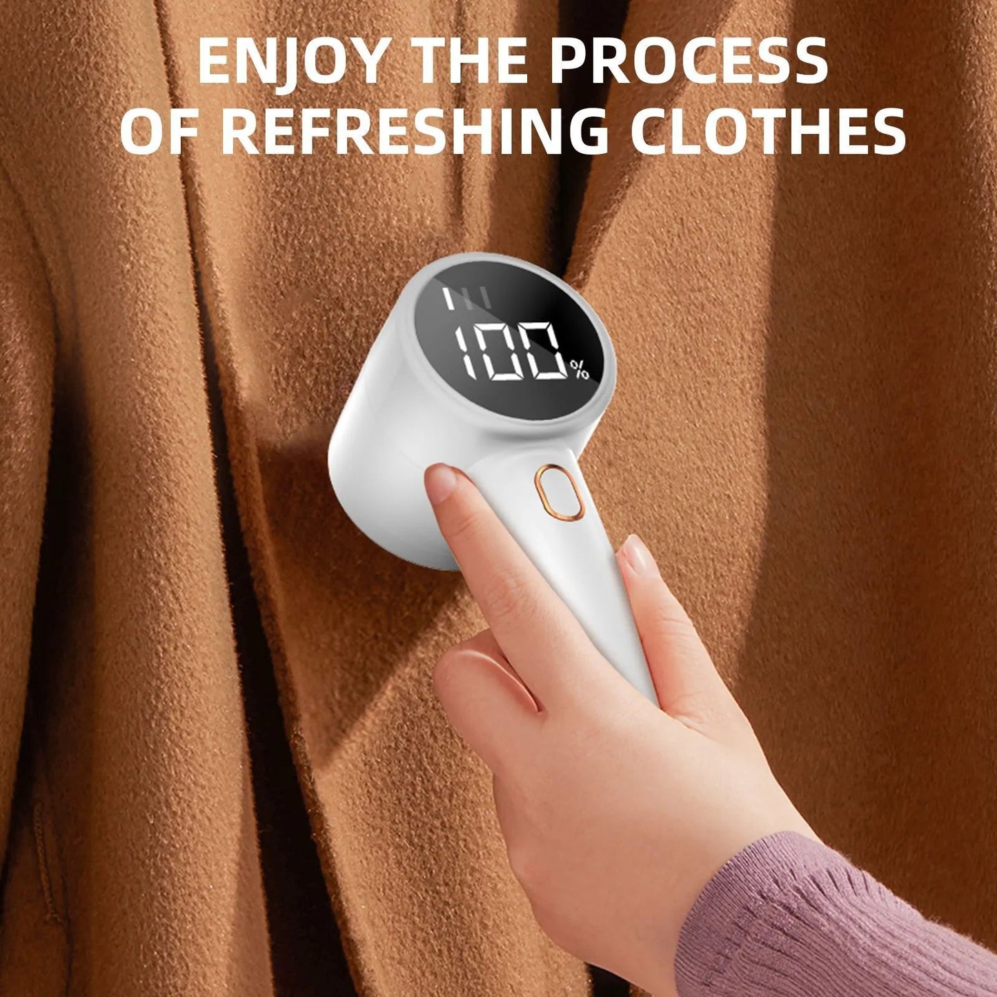 Wireless Portable Fabric Hair Ball Trimmer WEM Support (www.WEM.support)