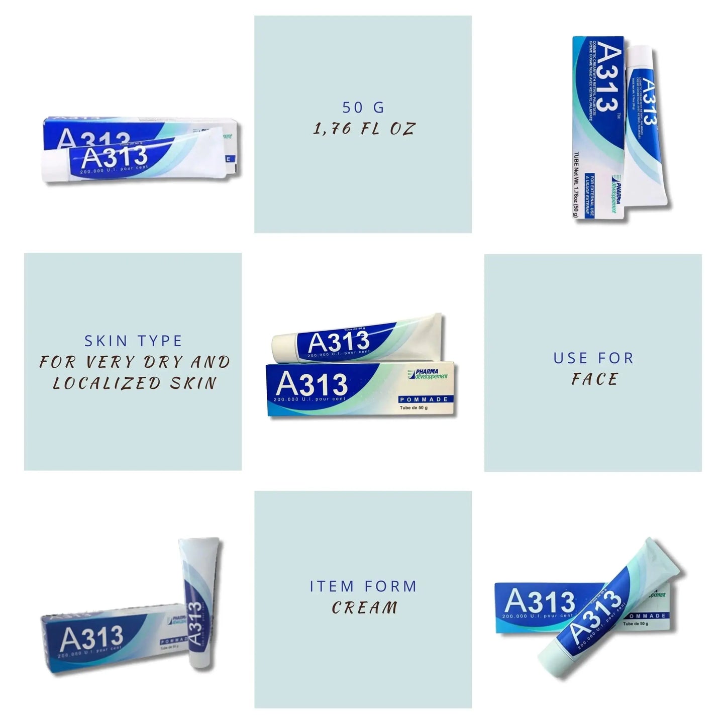 A313 Retinol Pommade Anti Aging Night Cream , The pore cleansing skin cream a313 My Store