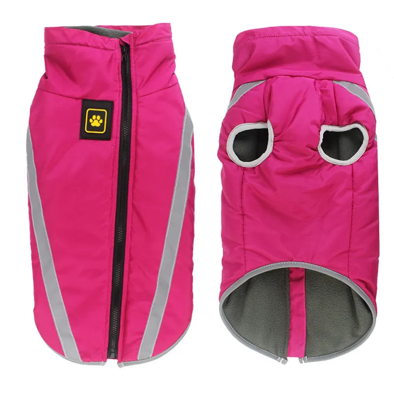Thickened dog clothes windproof pet jacket WEM Support (www.WEM.support)