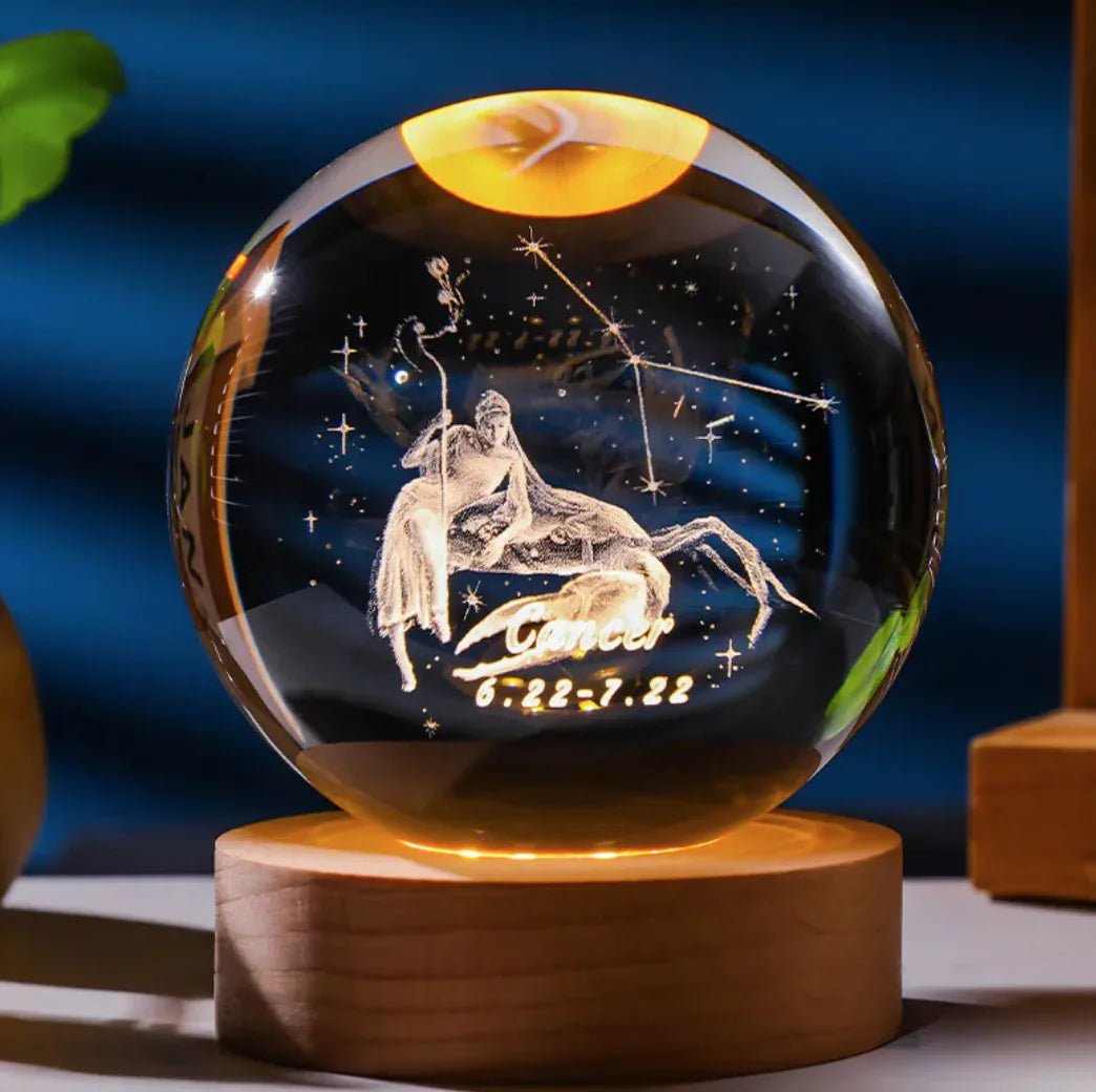 3D Constellation Crystal Night Light WEM Support (www.WEM.support)