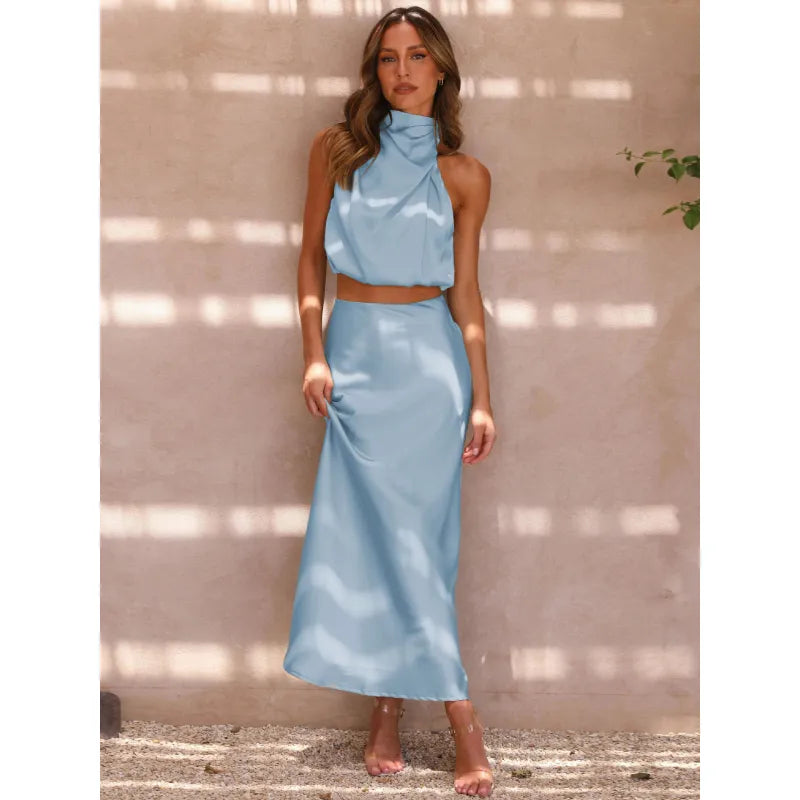 Women's Fashion Casual Top Skirt Suit HejK.com