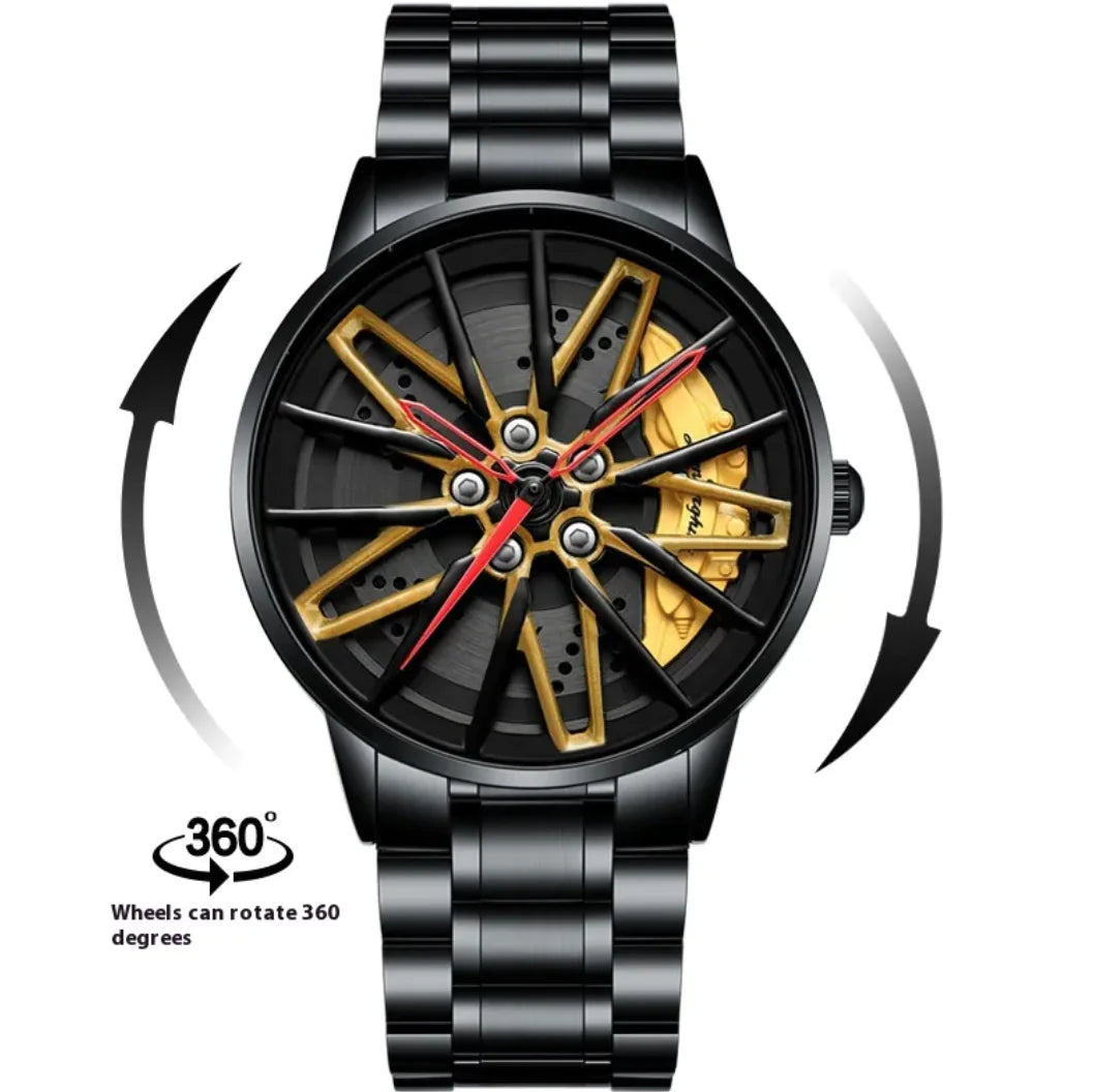 3D Hollow Kini Car Quartz Watch WEM Support (www.WEM.support)