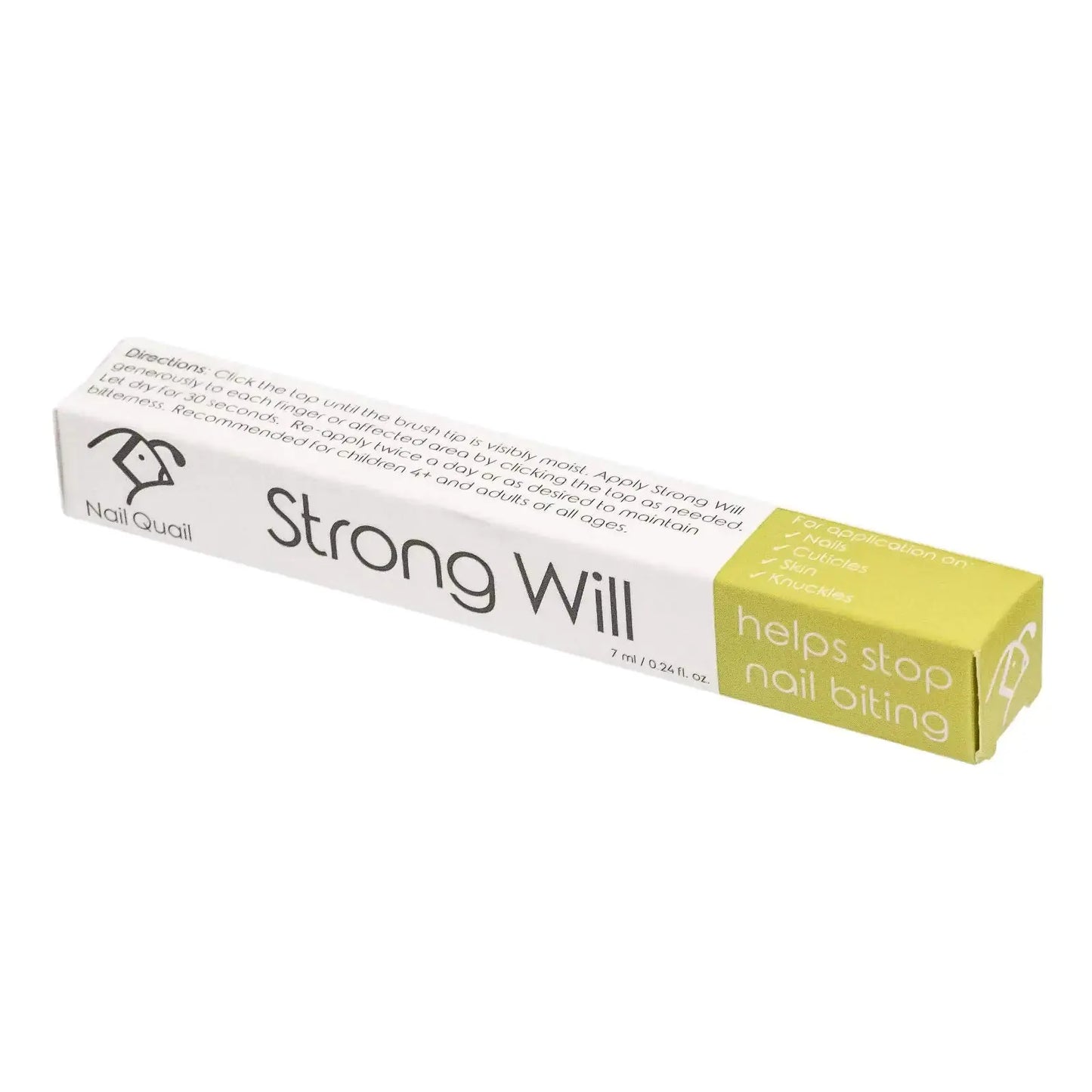 Strong Will Anti-Nail Biting Click Pen, 7ml, Made in USA My Store