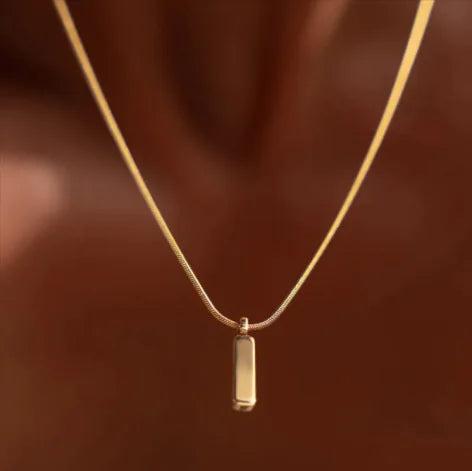 Stainless Steel Celebrity Clavicle Chain – Trendy Sweater Necklace WEM Support (www.WEM.support)