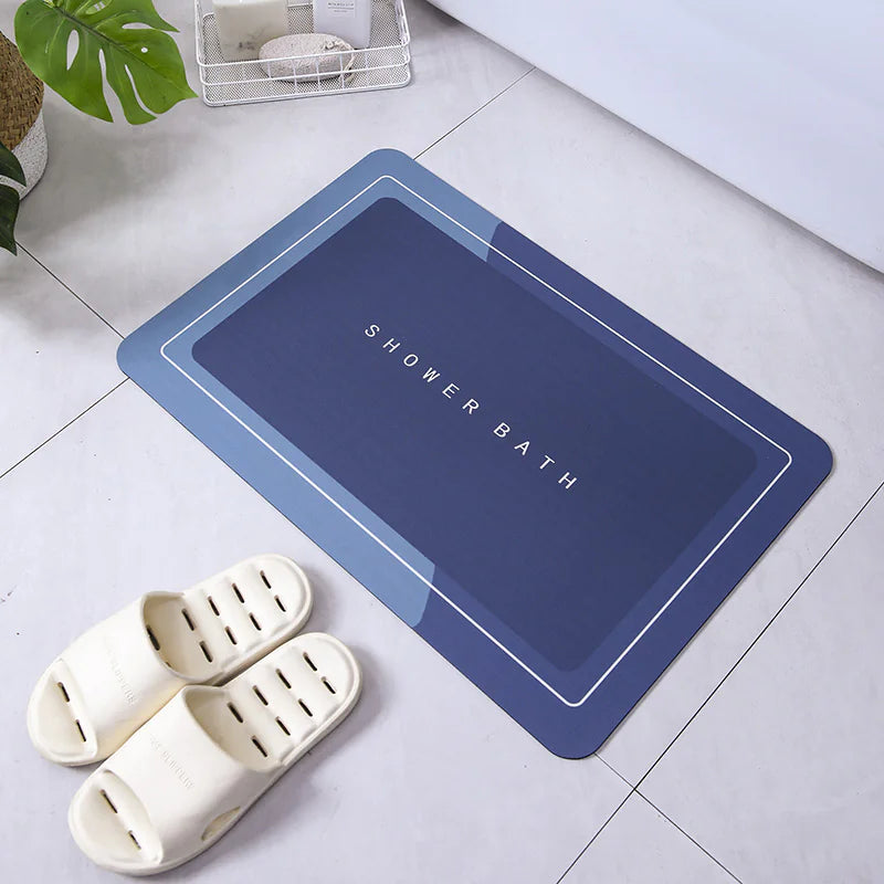 Absorbent Crystal Velvet Floor Mat WEM Support (www.WEM.support)