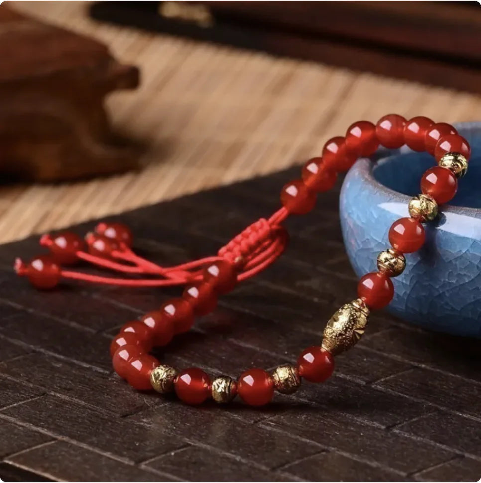 Vietnam Sand Gold Obsidian Bracelet for Men and Women WEM Support (www.WEM.support)