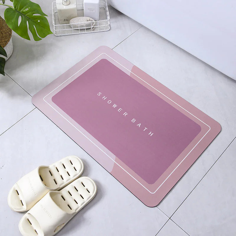 Absorbent Crystal Velvet Floor Mat WEM Support (www.WEM.support)