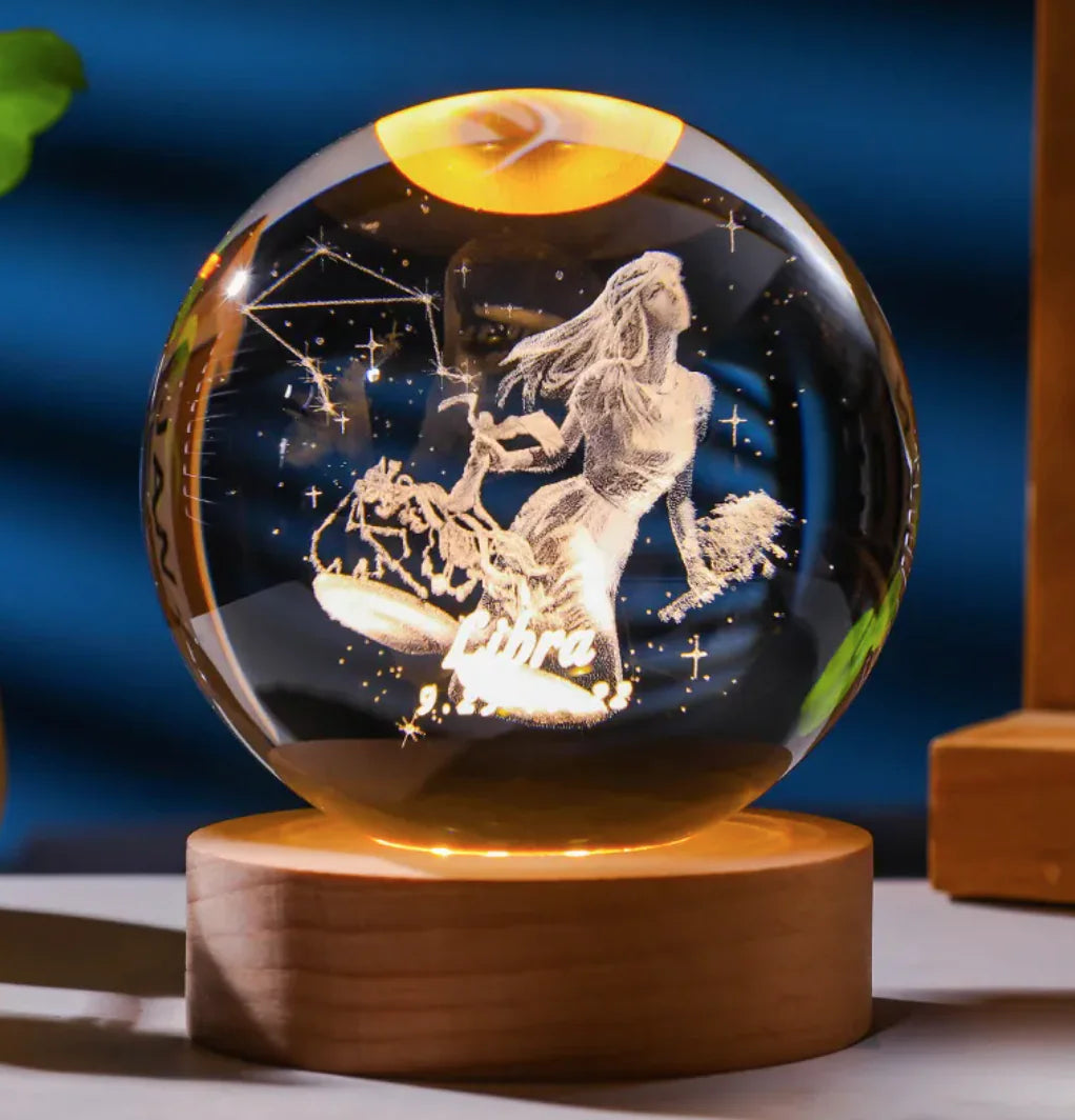 3D Constellation Crystal Night Light WEM Support (www.WEM.support)