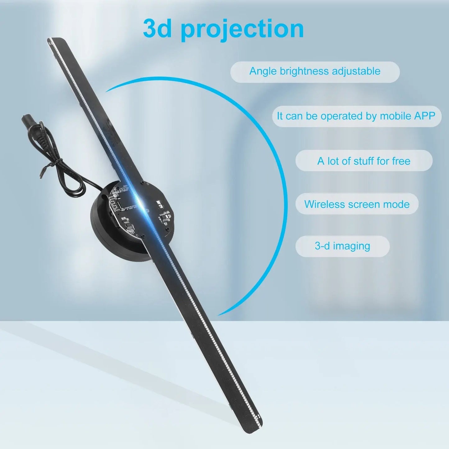 3D HD Hologram Ventilator WEM Support (www.WEM.support)