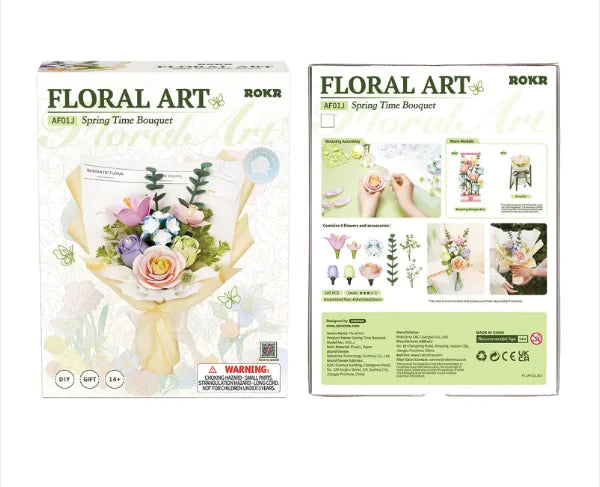 3D Plastic Flower Puzzle HejK.com