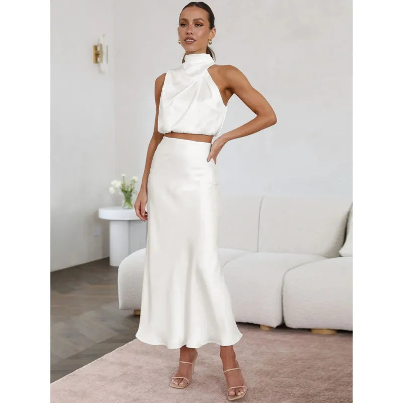 Women's Fashion Casual Top Skirt Suit HejK.com