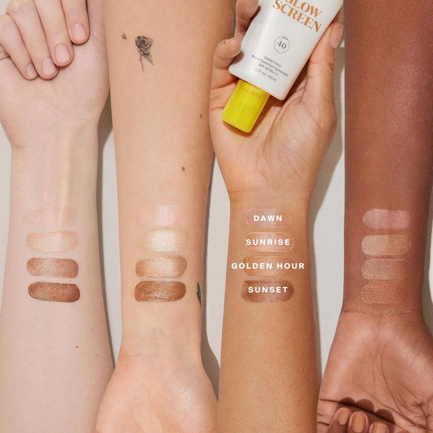 Supergoop! Glowscreen SPF 40, Sunset (Deep Bronze Glow) - 1.7 fl oz - Glowy Primer + Broad Spectrum Sunscreen - Helps Filter Blue Light - Boosts Hydration w/Hyaluronic Acid, Vitamin B5 & Niacinamide WEM Support (www.WEM.support)