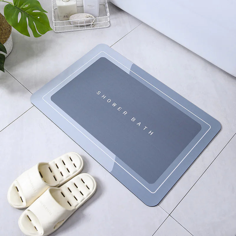 Absorbent Crystal Velvet Floor Mat WEM Support (www.WEM.support)