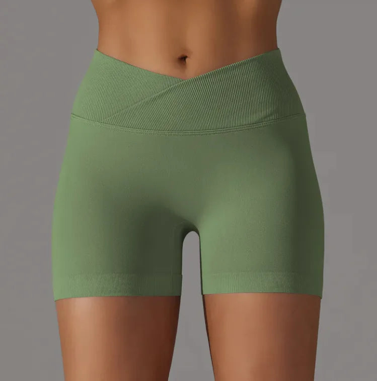 Women's Fashion Simple High Waist Shorts WEM Support (www.WEM.support)