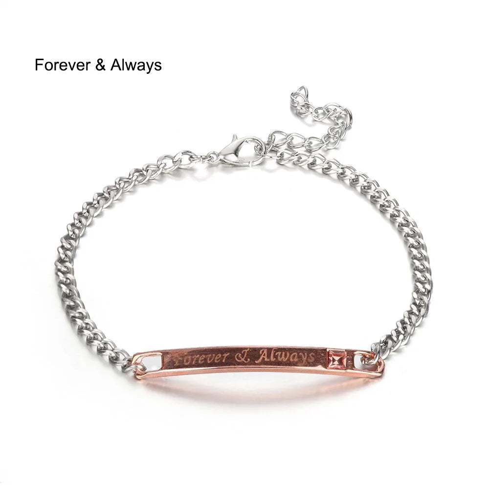 Trendy Lovely Couple Bracelets WEM Support (www.WEM.support)