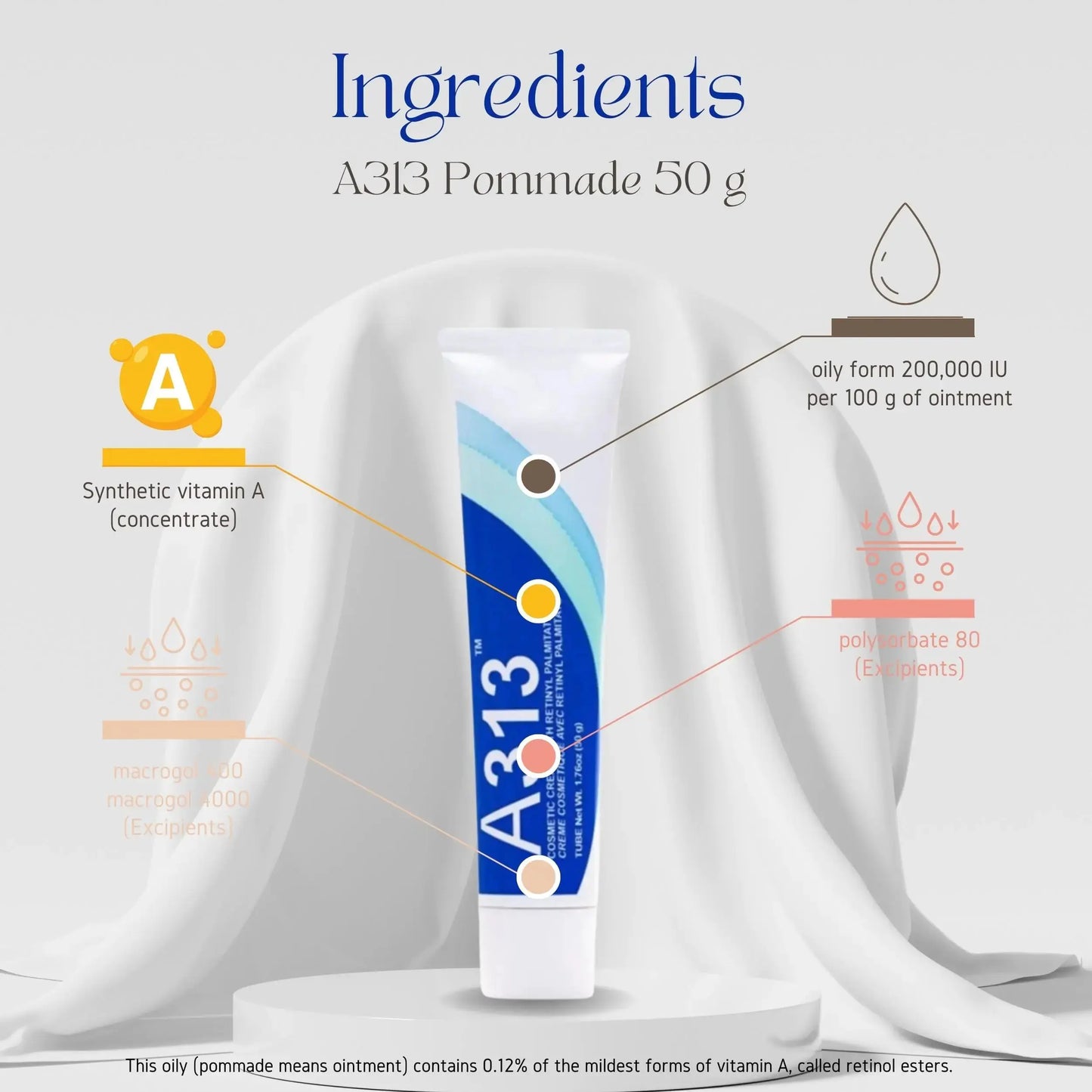 A313 Retinol Pommade Anti Aging Night Cream , The pore cleansing skin cream a313 My Store