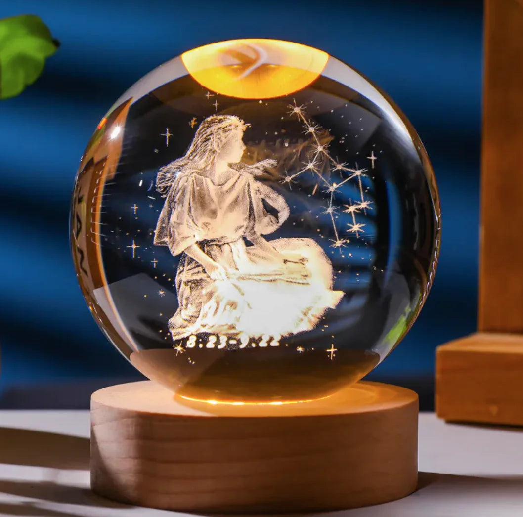 3D Constellation Crystal Night Light WEM Support (www.WEM.support)