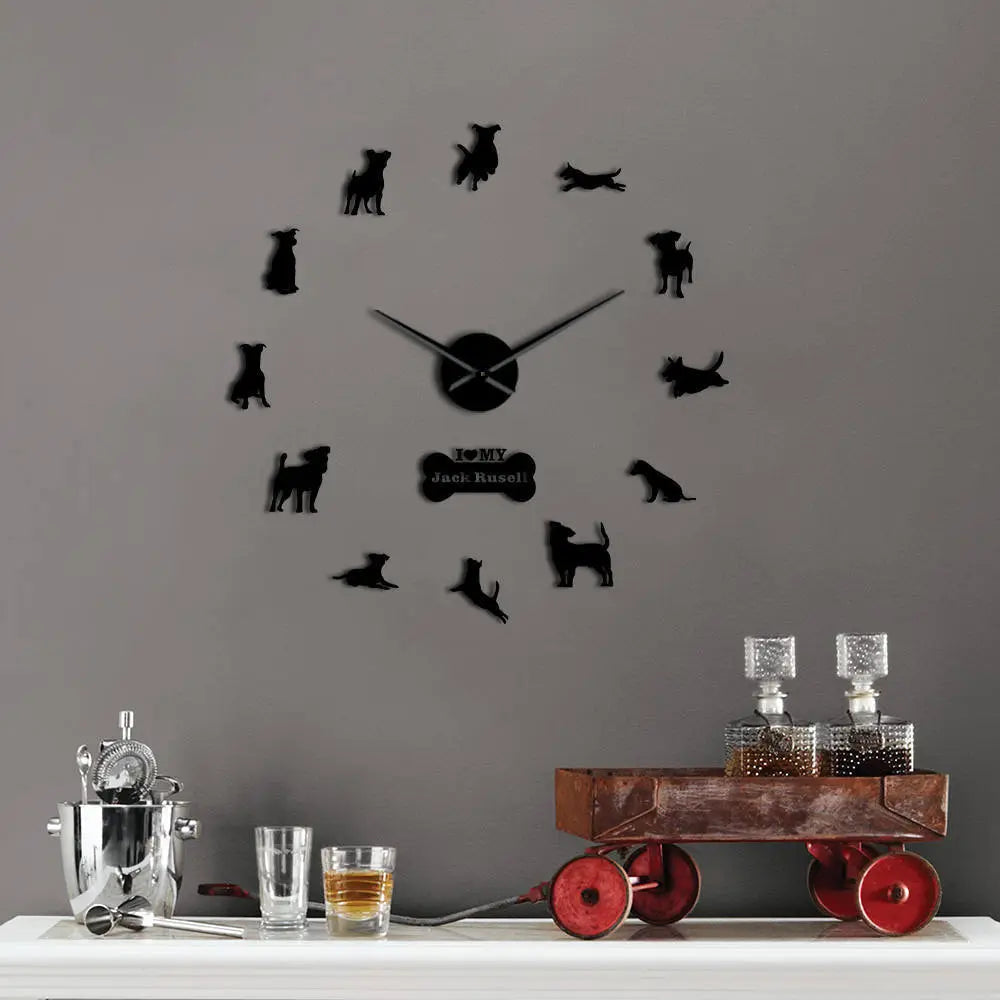 3D Acrylic Mirror Wall Clock HejK.com