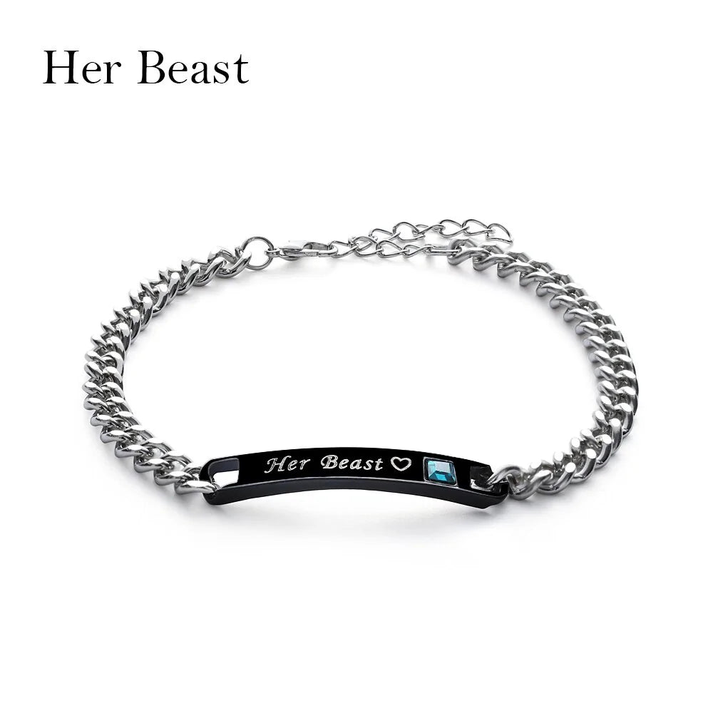 Trendy Lovely Couple Bracelets WEM Support (www.WEM.support)
