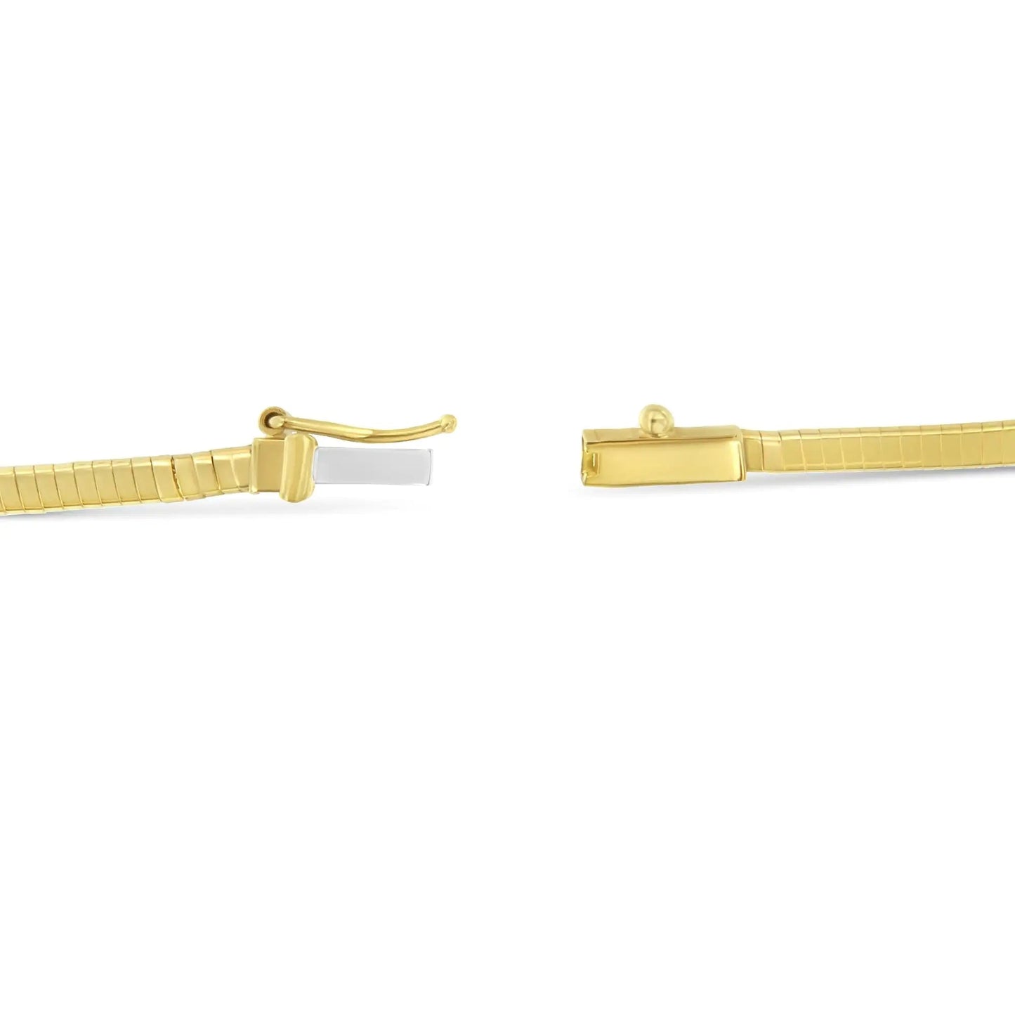 14K Two-Toned Gold 1 cttw Diamond Chevron "V" Necklace (H-I, SI1-SI2) WEM Support (www.WEM.support)