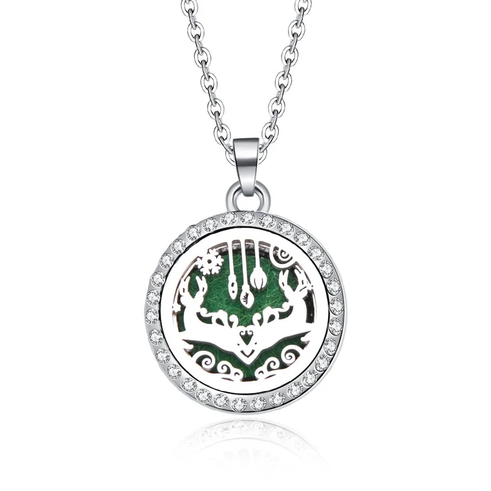 10 Styles Aroma Oil Diffuser Perfume Necklace WEM Support (www.WEM.support)