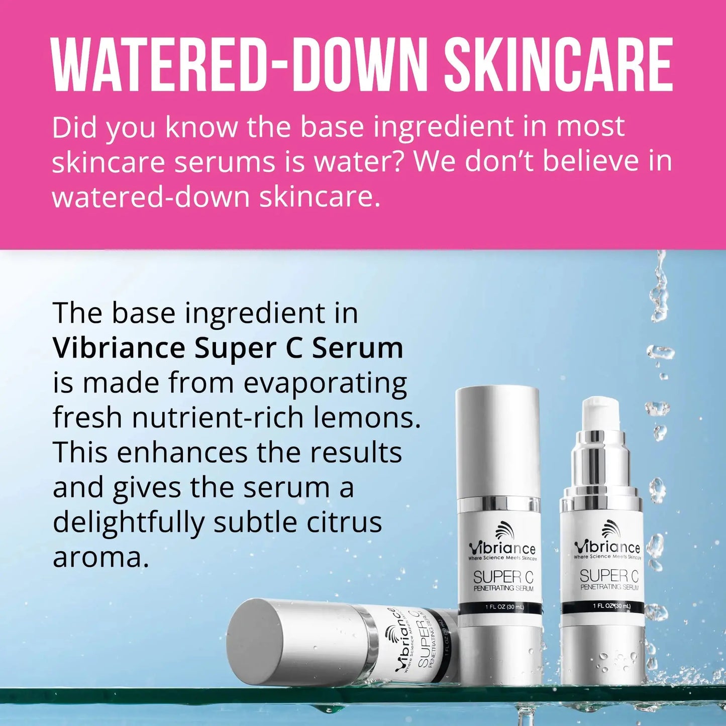 Vibriance Super C Serum for Mature Skin, Made in USA, All-In-One Formula Hydrates, Firms, Lifts, Smooths, Targets Age Spots, Wrinkles, Vitamin C Serum; 1 fl oz - Pack of 2 1 Fl Oz (Pack of 2) My Store