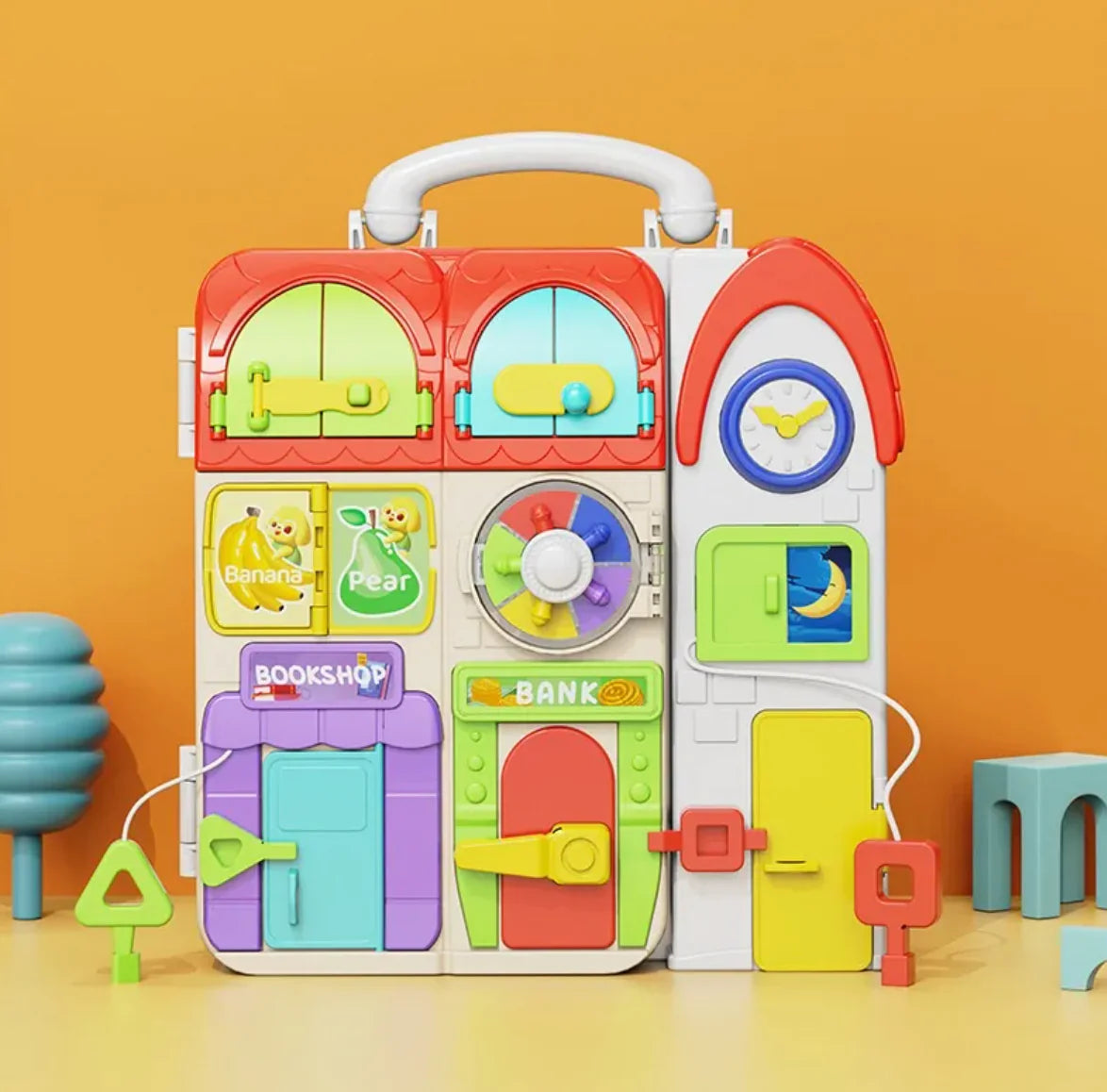 Tablero de Actividades Montessori de Bookhouse HejK.com