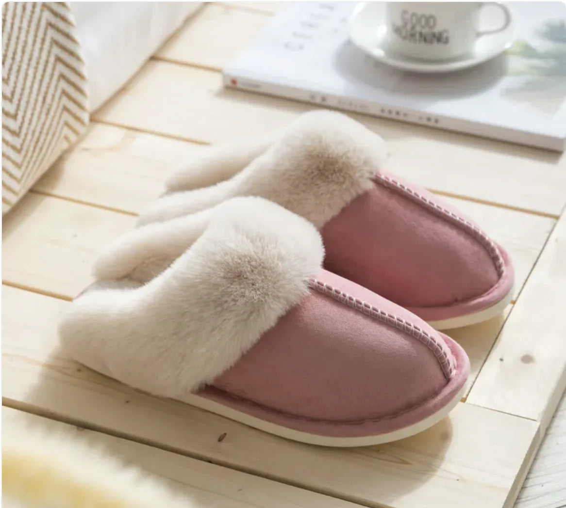 Women's Plush Cotton Slippers HejK.com