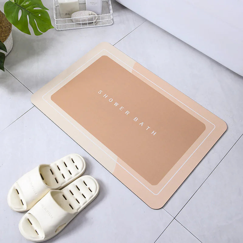 Absorbent Crystal Velvet Floor Mat WEM Support (www.WEM.support)