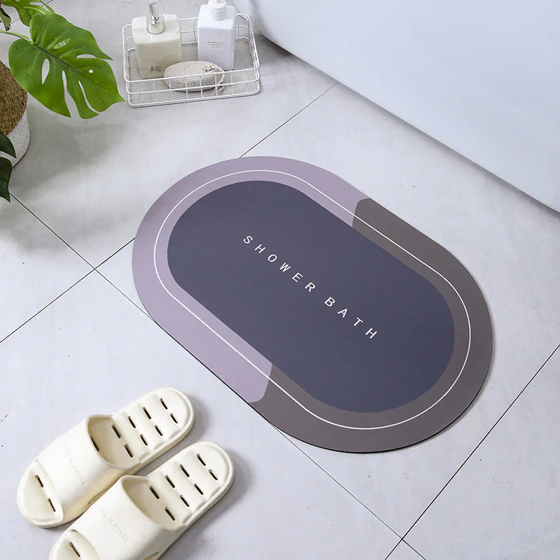 Absorbent Crystal Velvet Floor Mat WEM Support (www.WEM.support)