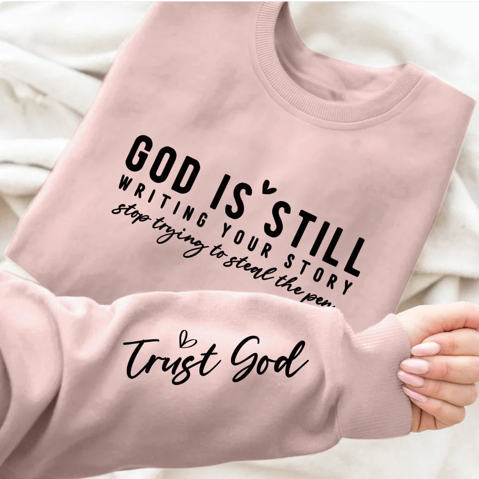 Vibrant Letter Print Crew Neck Sweatshirt