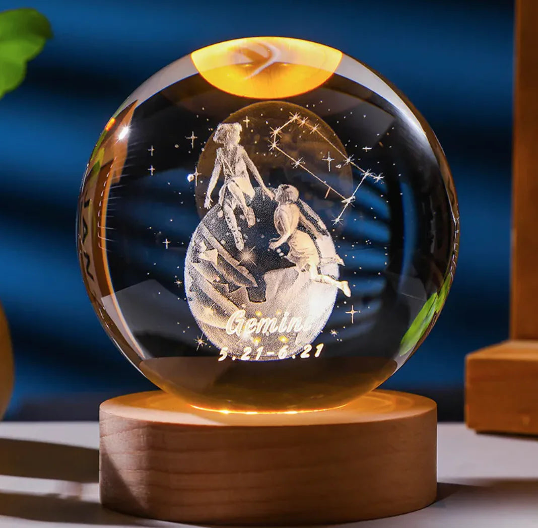 3D Constellation Crystal Night Light WEM Support (www.WEM.support)