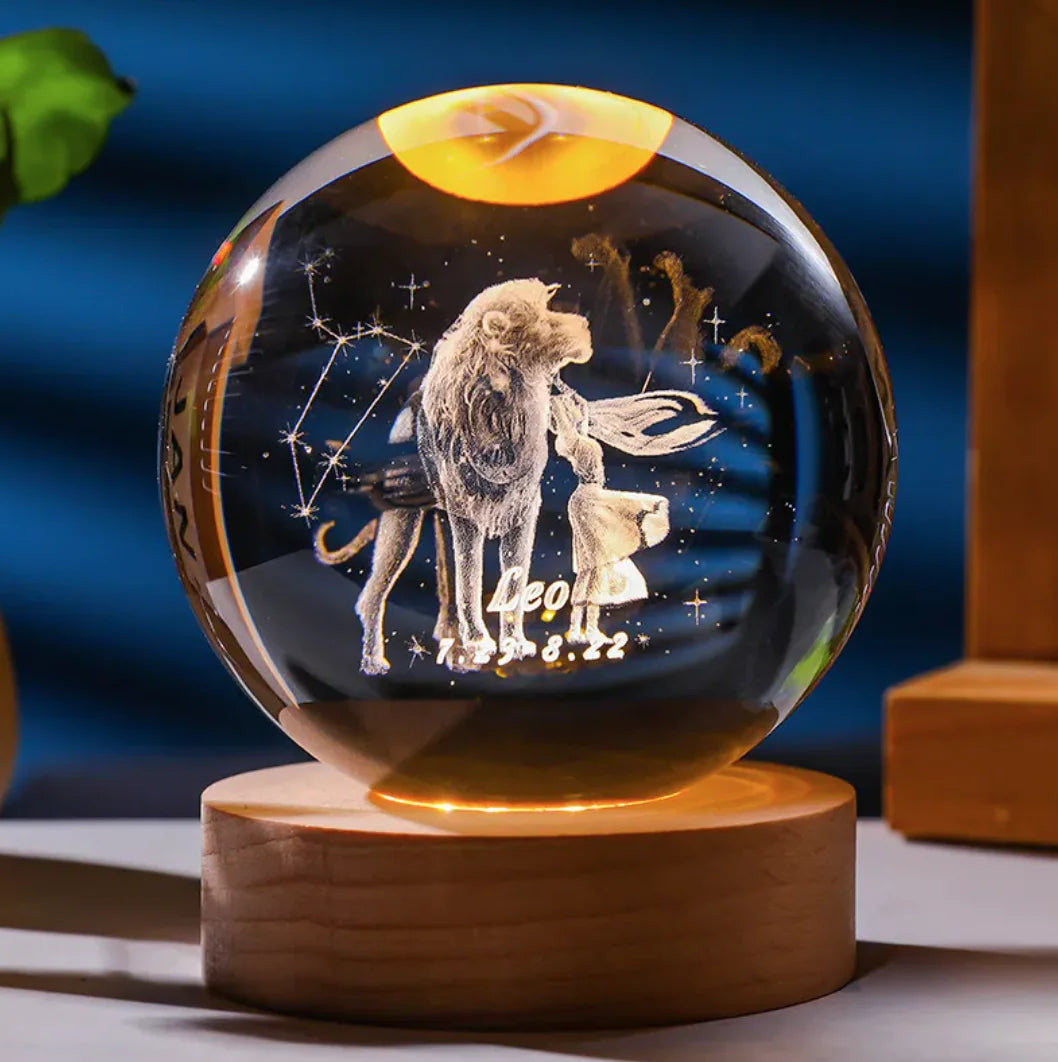 3D Constellation Crystal Night Light WEM Support (www.WEM.support)