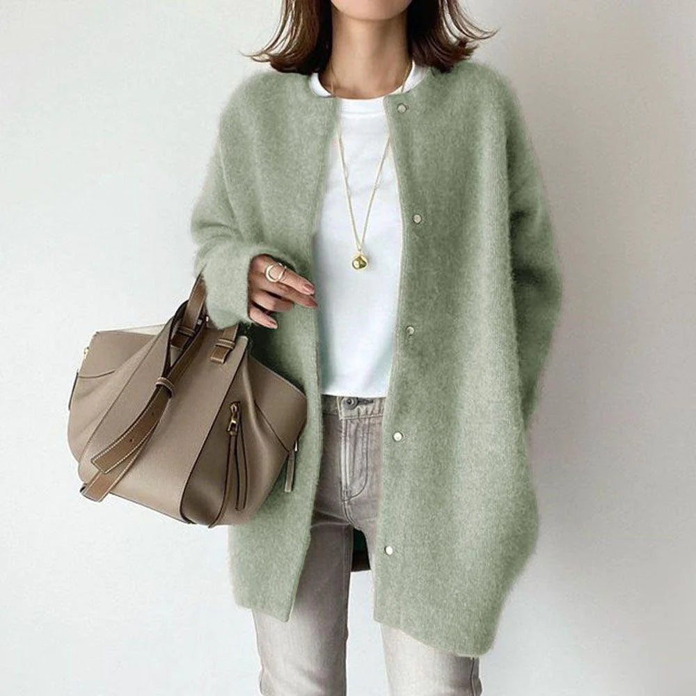 Women's Single-Breasted Cardigan WEM Support (www.WEM.support)