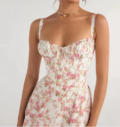 Vestido Elegante Parisino - Maxi Floral con Corsé HejK.com Marketplace LLC
