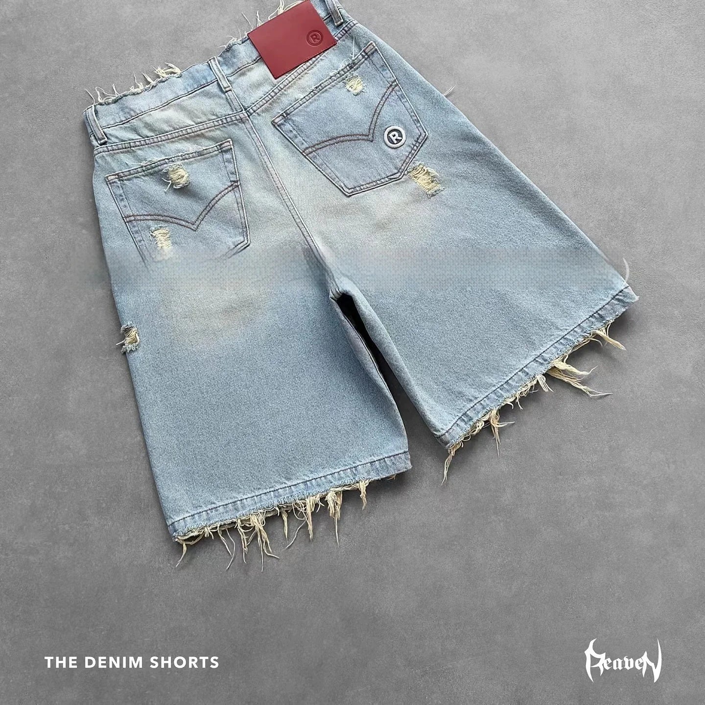 Vintage Distressed Denim Shorts HejK.com Marketplace LLC