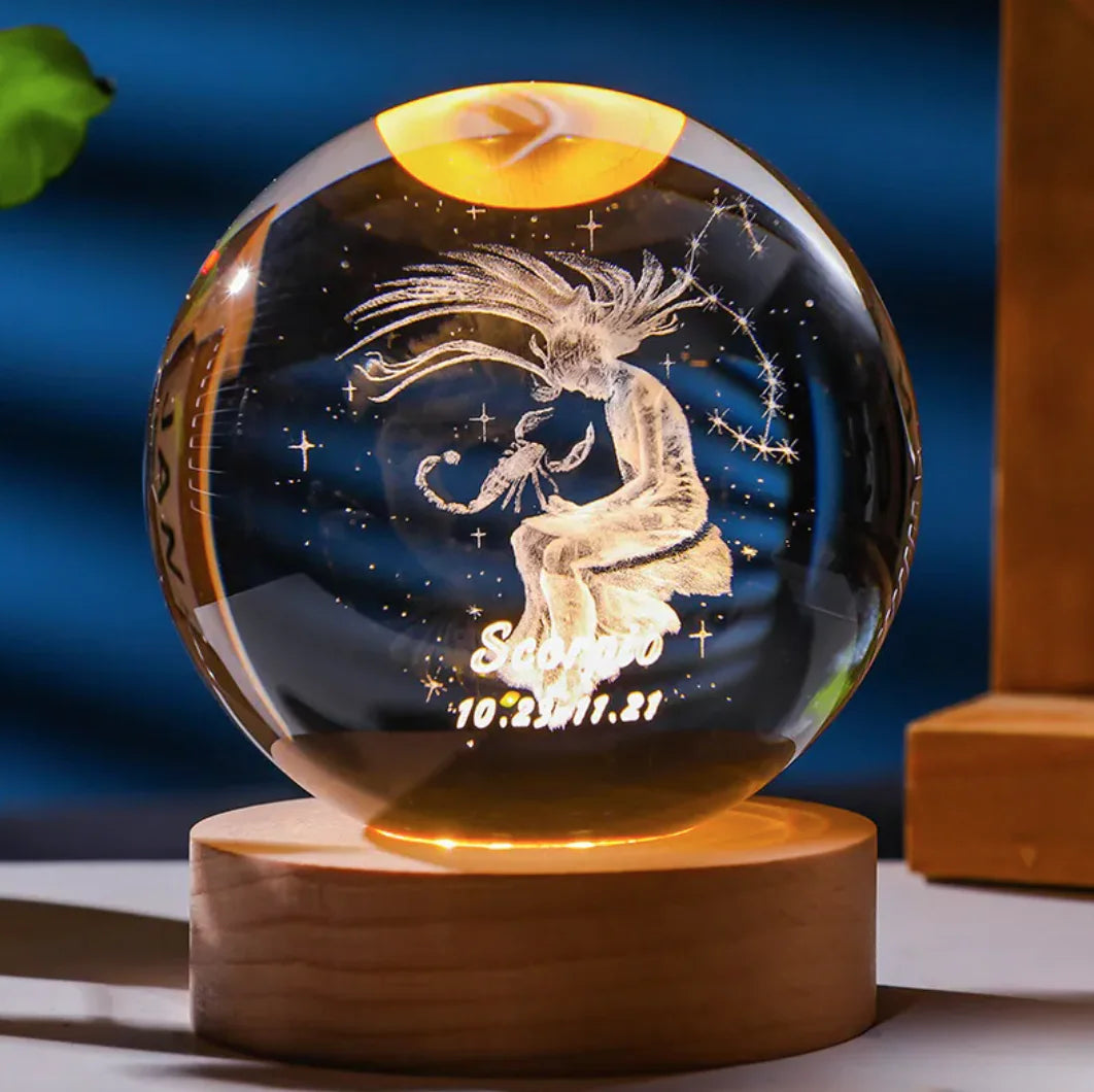 3D Constellation Crystal Night Light WEM Support (www.WEM.support)