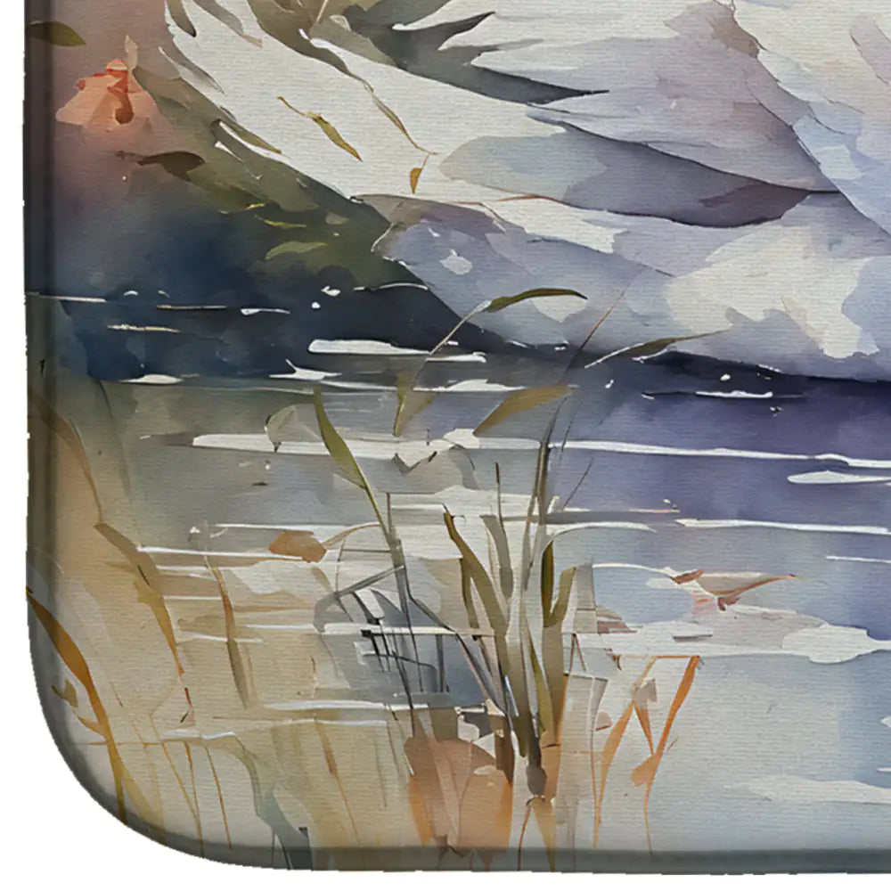 Swan Dish Drying Mat WEM Support (www.WEM.support)