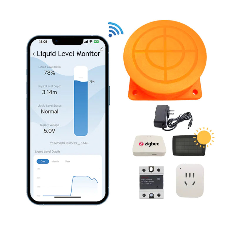 Wireless Water & Fuel Level Sensor WEM Support (www.WEM.support)
