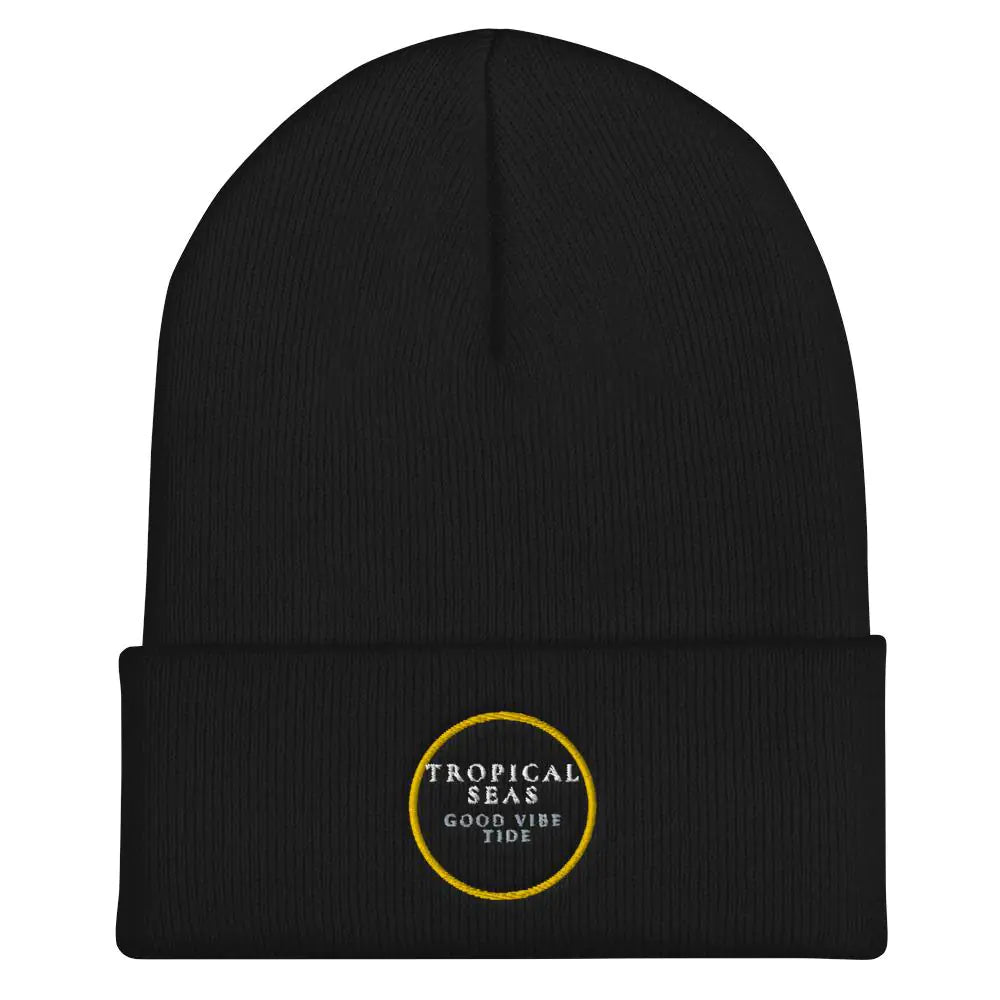 Tropical Seas Cuffed Beanie WEM Support (www.WEM.support)