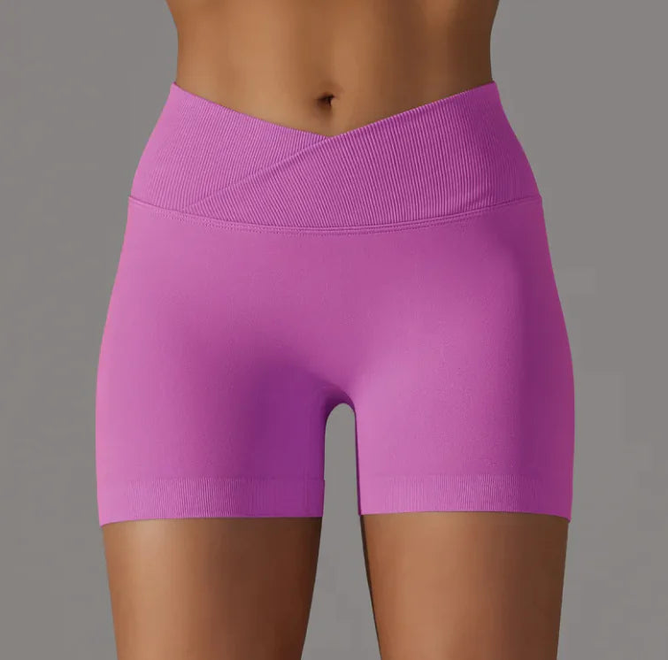 Women's Fashion Simple High Waist Shorts WEM Support (www.WEM.support)