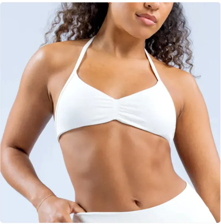 Women's Halter Back Sports Bra HejK.com