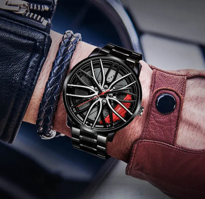 Vacuum Plating Wheel Style Watch WEM Support (www.WEM.support)