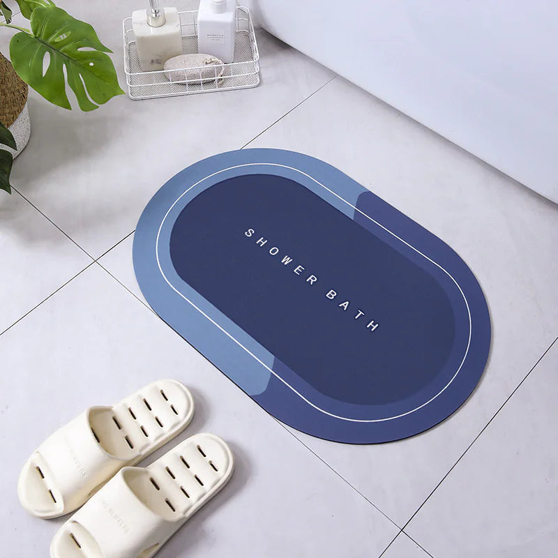 Absorbent Crystal Velvet Floor Mat WEM Support (www.WEM.support)