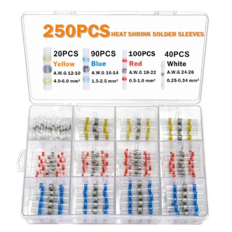 Waterproof Solder Sleeve Terminal Block Boxed WEM Support (www.WEM.support)