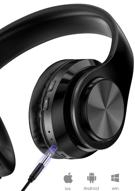 Super Bass Wireless Bluetooth Headphones Foldable Stereo Earphones Headsets Mic WEM Support (www.WEM.support)