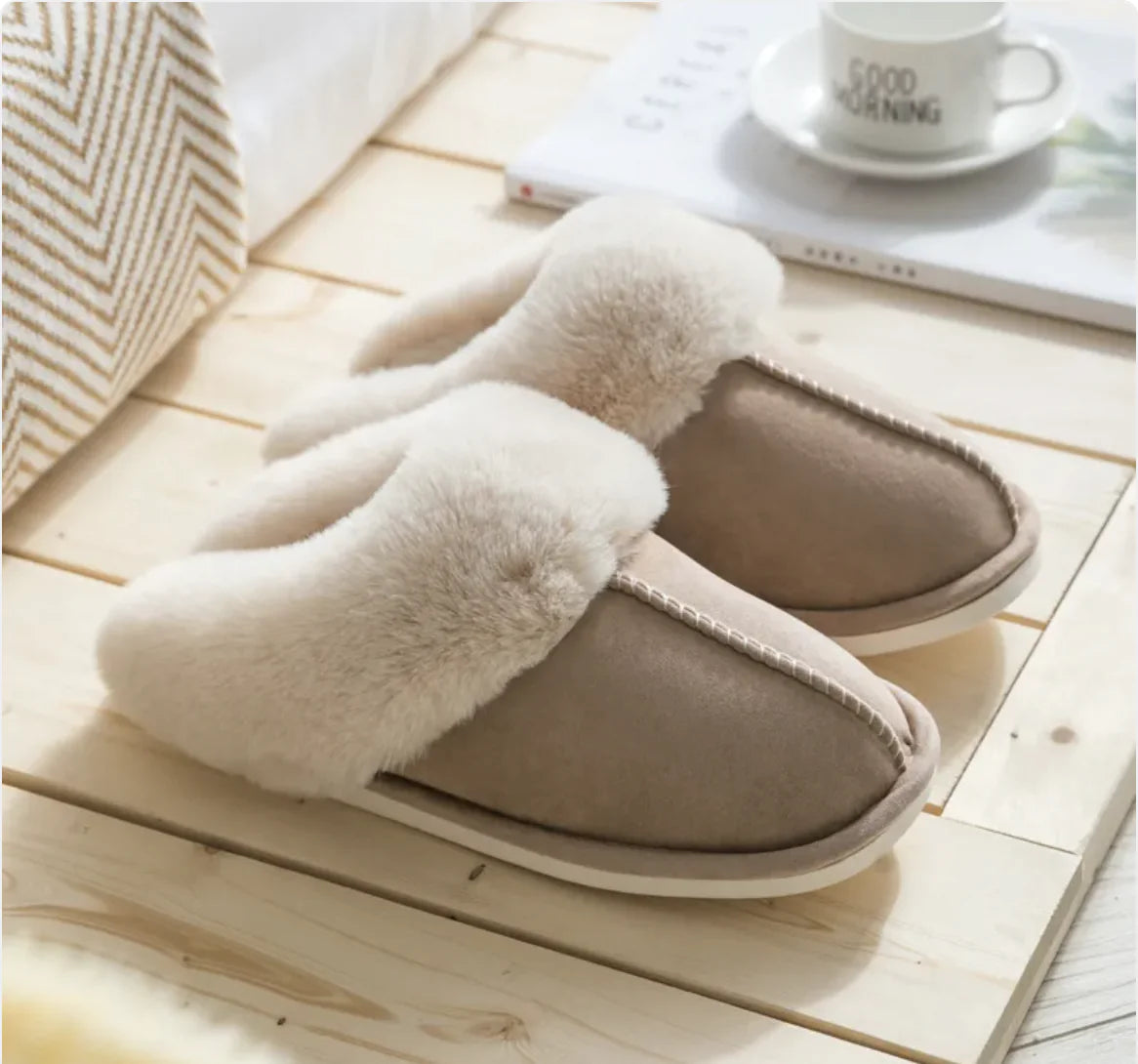 Women's Plush Cotton Slippers HejK.com