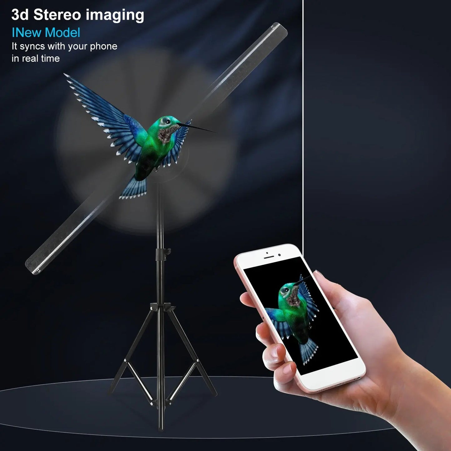 3D HD Hologram Ventilator WEM Support (www.WEM.support)